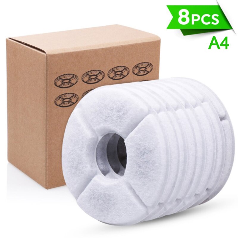 Universal Pet Water Dispenser Filter Element Kat Hond Drinkwater Fontein: A4