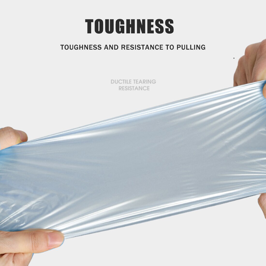 Max Load 5kg Home Disposable Garbage 5 Roll Disposal Trash Bag Breakpoint Cleaning Bag Rubbin Junk Bag Organizer Waste Bag