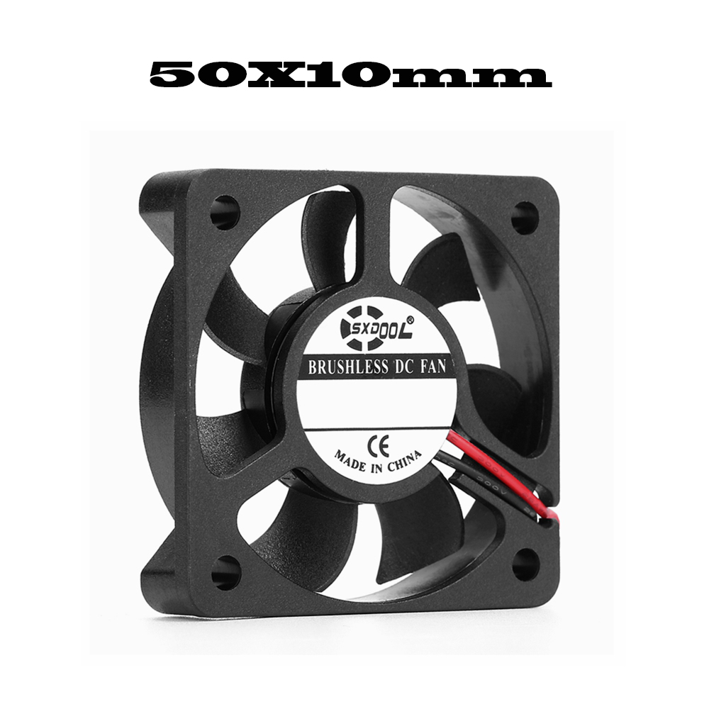 40mm 50mm 60mm 70mm 80mm 92mm 120mm DC 5V 12V 24V caja de Motor sin escobillas de refrigeración Axial ventilador silencioso rodamiento de manga de 2 pines