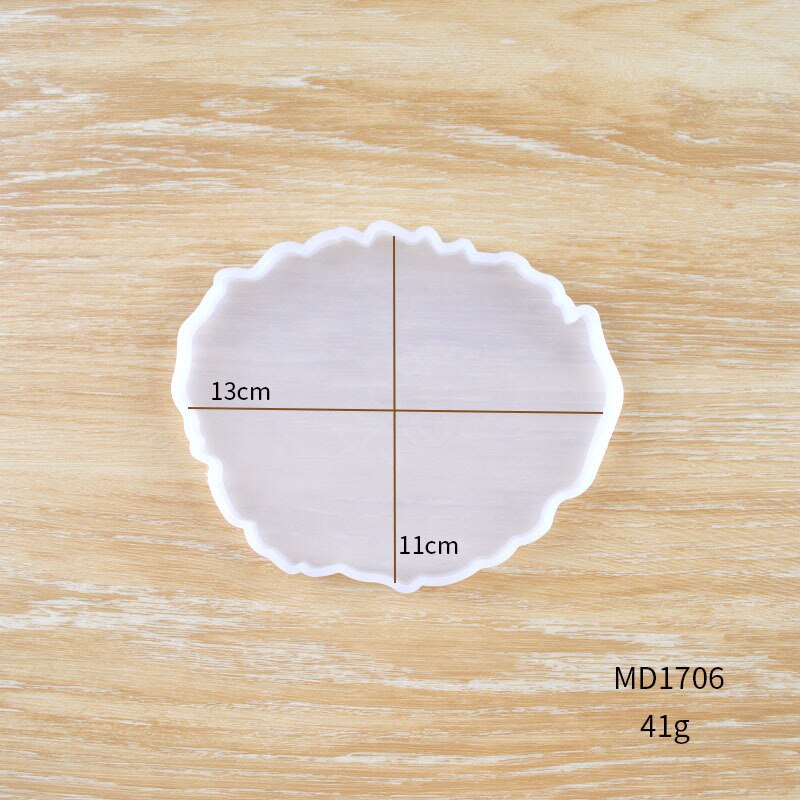 Crystal Resin Coaster DIY Kit Make Your Own Crystal Resin Coaster Individual Table Silicone Mat Placemat Coaster Stand: 03