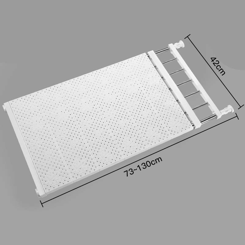 Closet Dividers Shelf Drawer Dividers Expandable Separator Nail-Free Storage Rack Shelf for Kitchen Bathroom Wardrobe: Bronze