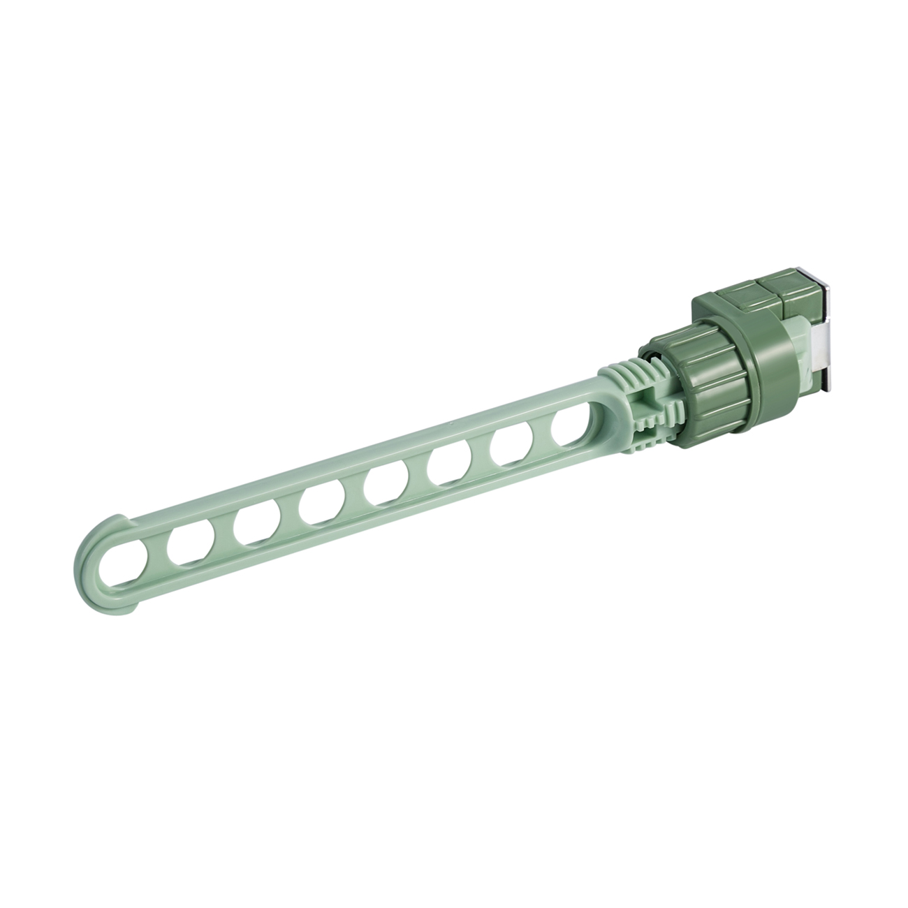 Cadre de fenêtre intérieure, étagère de séchage, rebord de fenêtre de balcon, vêtements à clipser, artefact de séchage voyage, tige de cintre de fenêtre Portable: vert clair