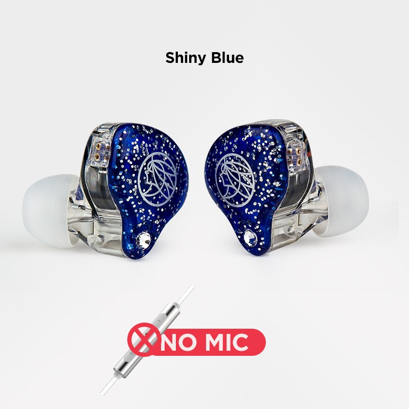 Originale TFZ In DIRETTA 1 In Trasduttore Auricolare Dell'orecchio HIFI Monitor Corsa E Jogging Sport auricolari con microfono 11.4 MILLIMETRI + 2DD Grafene Unità: 004Shiny Blue