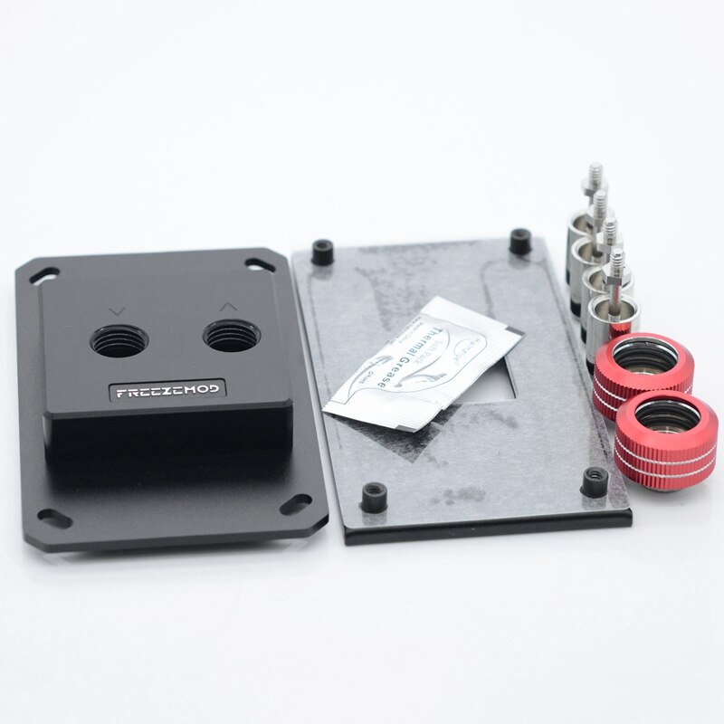 Freezemod Pooc Computer Systeem Pc Cpu Waterkoeler Blok Vloeibare Blok Cooling Micro-Channel Voor Amd AM3 AM4 Platform