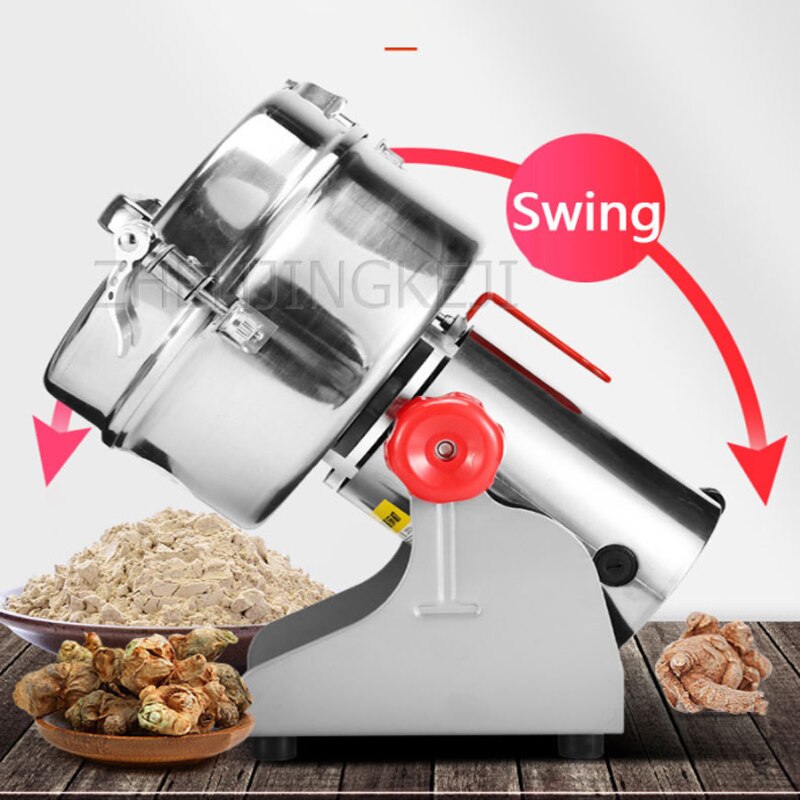 220V Wall Breaking Machine Stainless Steel Household Small Whole Grains Dry Grinding Seasoning Grinding And Crushing Equipment