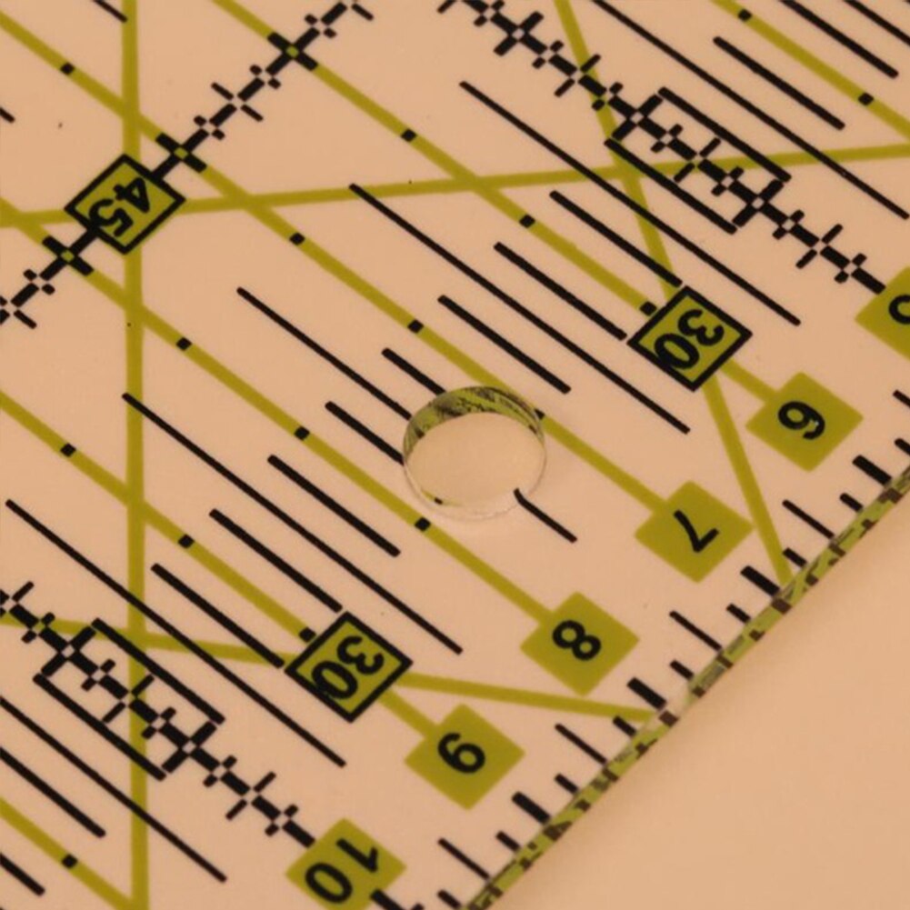 Praktische Schneiderin Stoff Schneiden Verdickt Acryl Quadrate Werkzeug Manuelle Cutter Genaue Herrscher