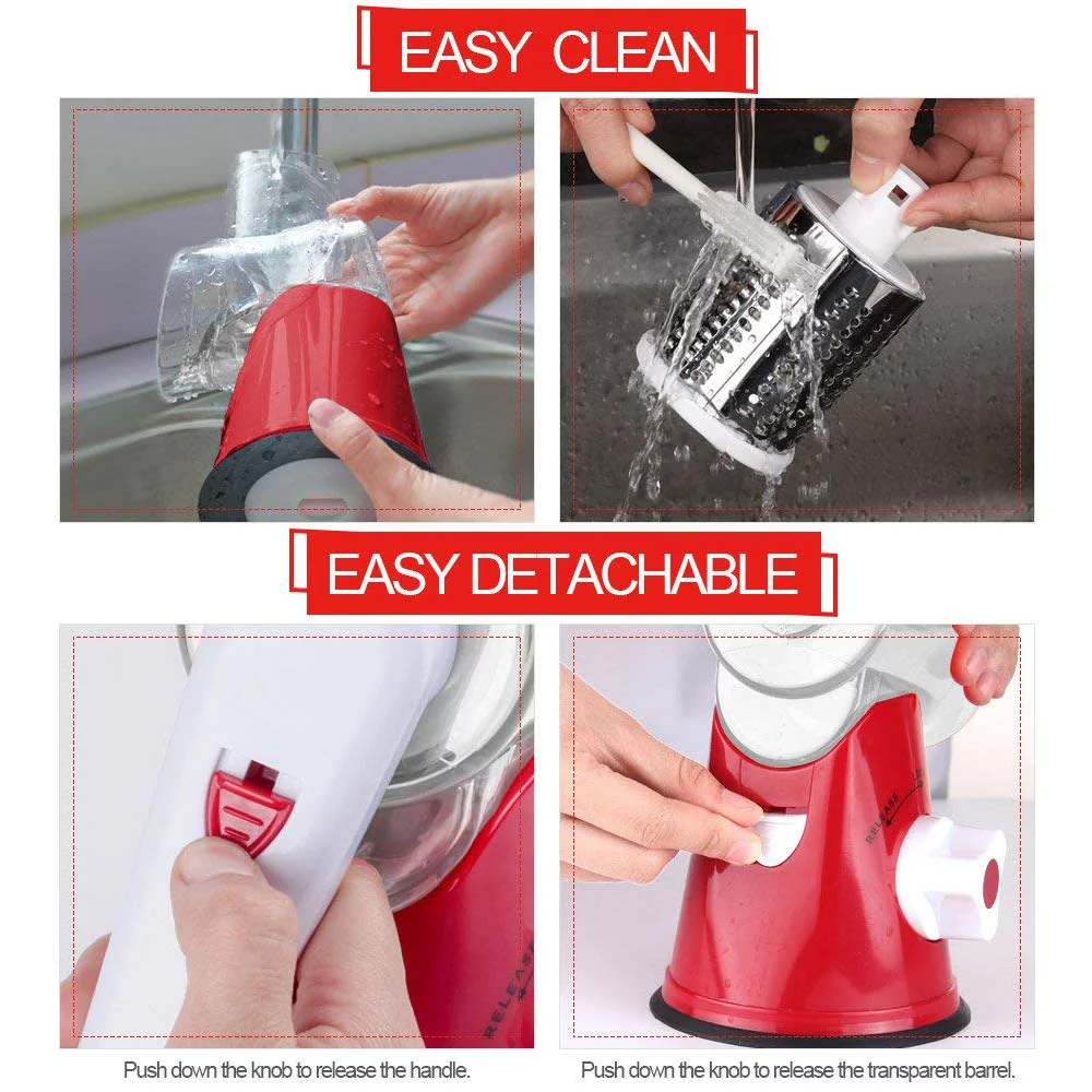 3 w1 wielofunkcyjna krajarka robić warzyw okrągła tarka robić warzyw krajalnica spiralna robić warzyw krajalnica robić ziemniaków gadżety kuchenne