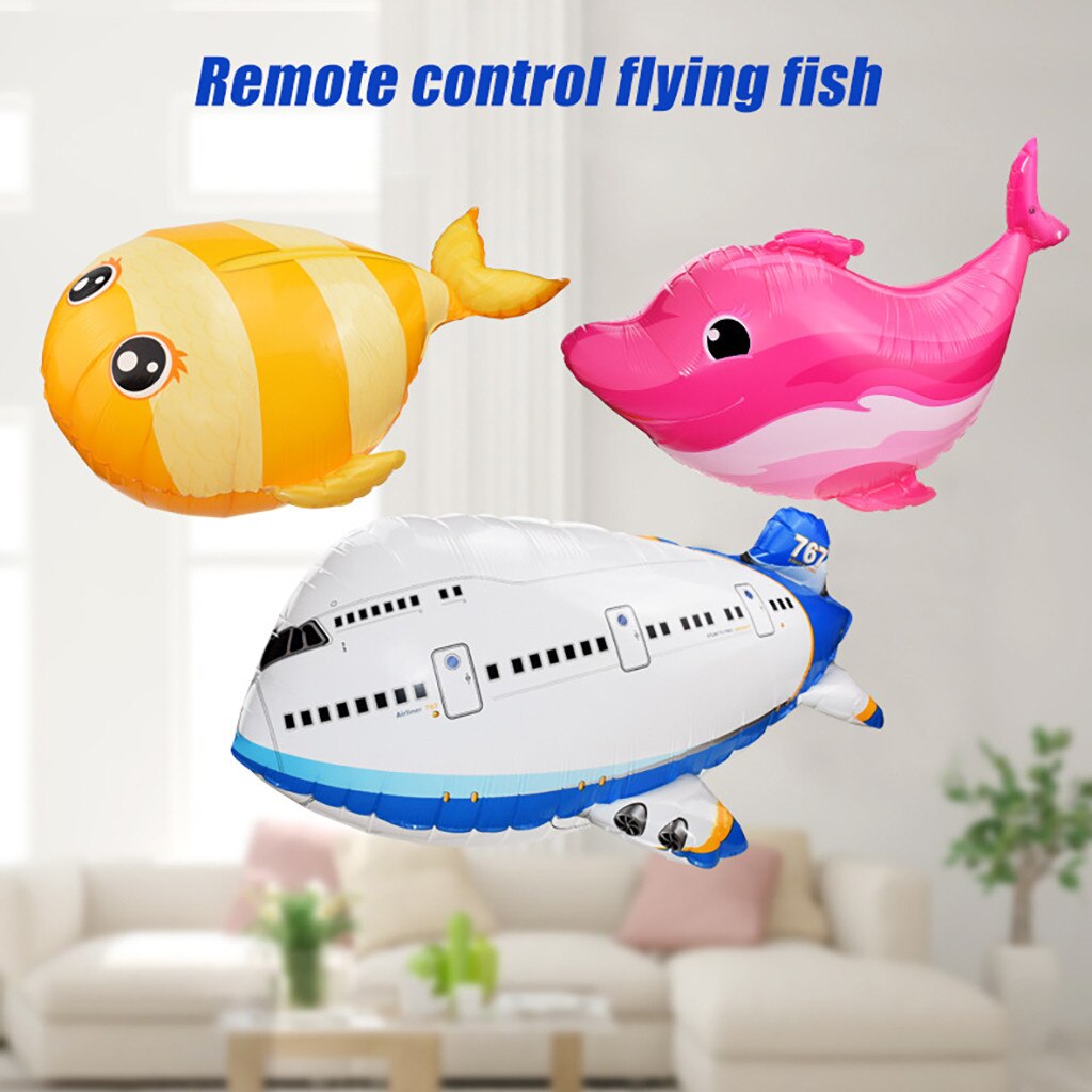 Pez volador, delfines voladores y aviones voladores, juguetes de juguete a Control remoto para niños
