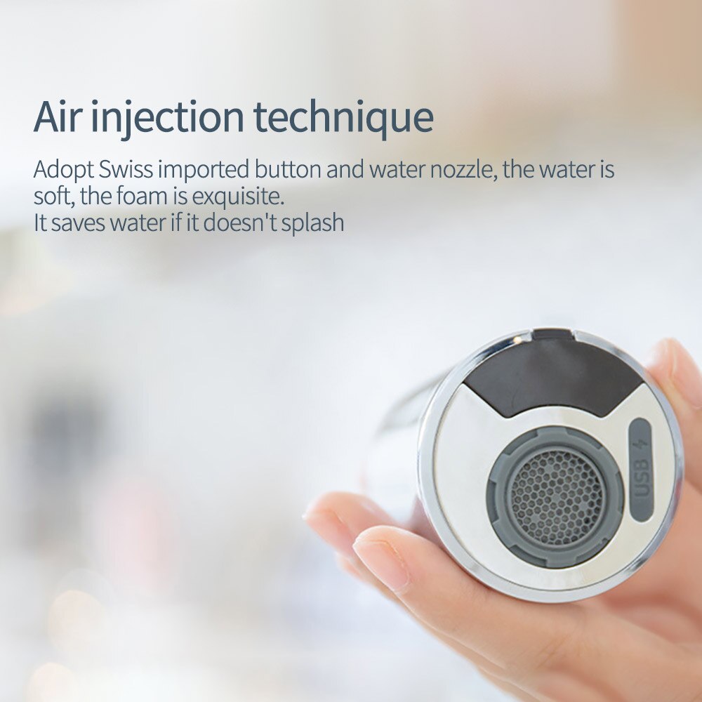 Kitchen water saving smart sensor faucet mouth automatic sensor faucet double sensor faucet infrared sensor water saving device