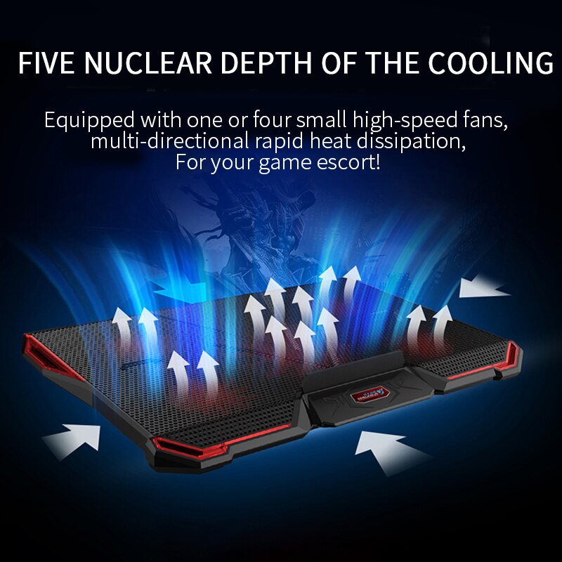 Cooling Pad Laptop Cooler macbook air pro Notebook Rapid 11 "12" 13.3 "14" 15 "15.6" 17 "17.3" inch verstelbare Laptop Stand