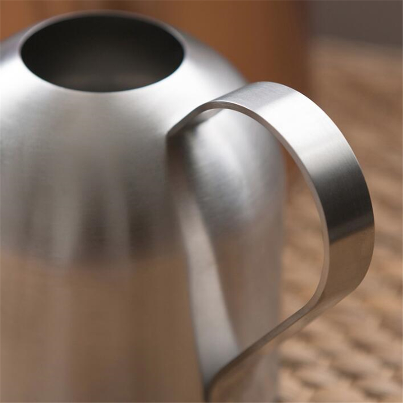 Olla de riego de acero inoxidable para jardinería, maceta pequeña, purga, Caño largo interior, hervidor de flores