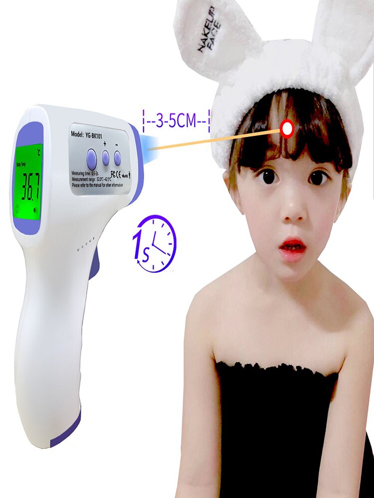 Baby Thermometer Infrarood Digitale Lichaam Meten Voorhoofd Oor Non-contact Volwassen Koorts Ir Kinderen Termometro