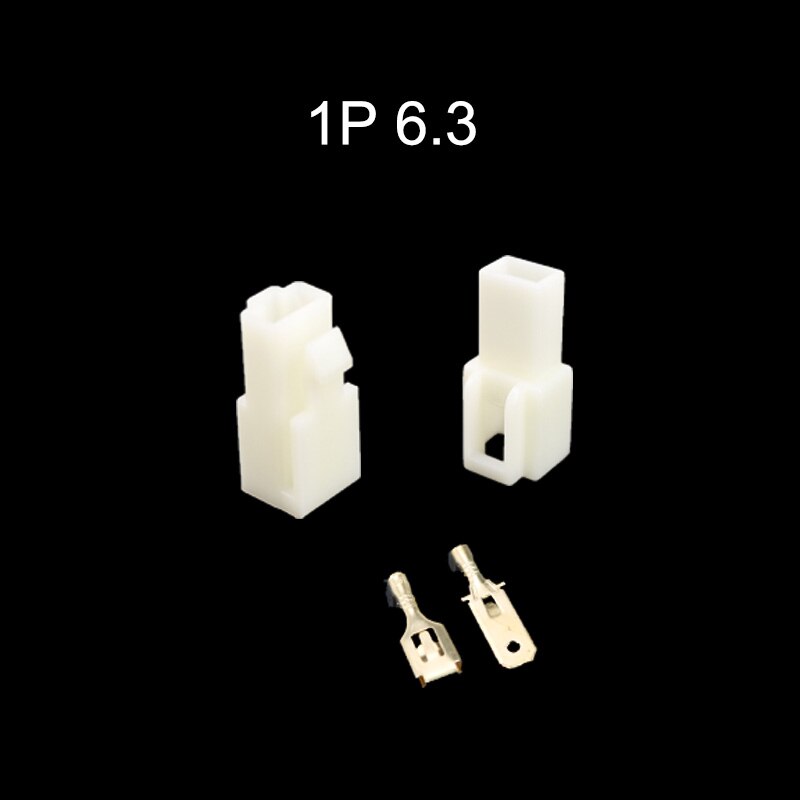 5 Juegos 6,3mm 2/3/4/6/ pin Automotive 6,3 cable eléctrico conector macho hembra cable Kits enchufes de terminal motocicleta ebike Coche