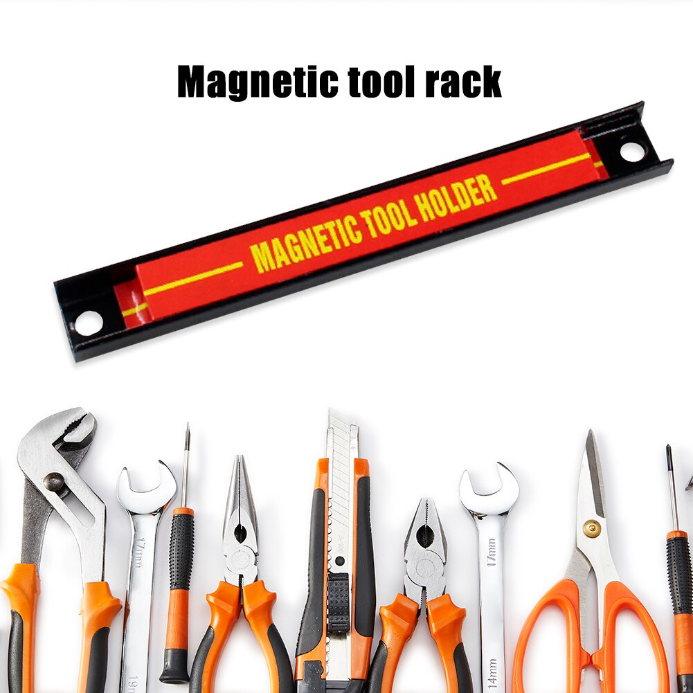 Magnetic Tool Holder Strong Metal Magnet Heavy Duty Wall Holder Strip for Screwdriver Wrench Storage Organizer