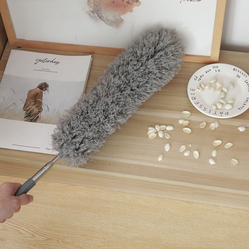 Microfiber Duster Extra Long Flexible Telescopic Pole Duster Car Brush for Cleaning Roof Ceiling Fan Wardrobe XHC88
