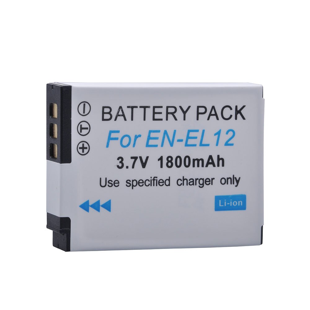 2x EN-EL12 EN EL12 ENEL12 Batterij Voor Nikon Coolpix A900 AW130 AW120 S9900 S9500 W300 S9700 S9600 S9300 S6000 S8200 s8100 AW110