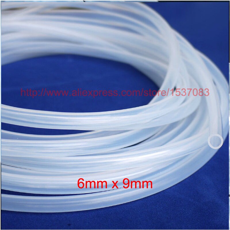 3m x 6mm x 9mm Food Grade Silicone Rubber Tube Water Hose