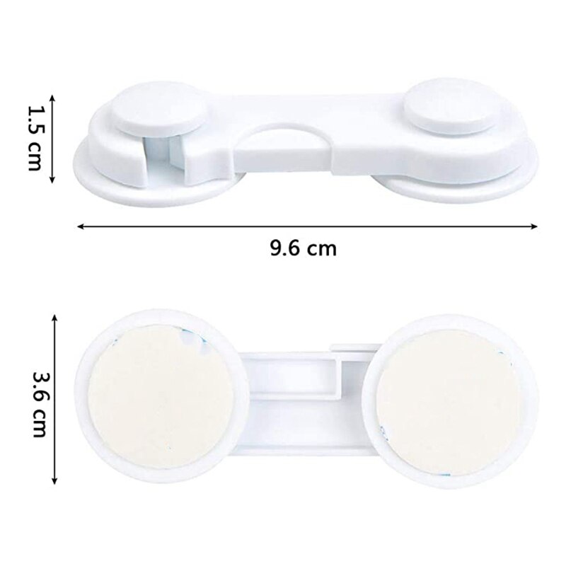 15 Pcs Kinderslot, Kind Veiligheid Kast Sloten Baby Veiligheid Sloten Voor Kasten, Geen Gereedschap Nodig, sterke Lijm Lock