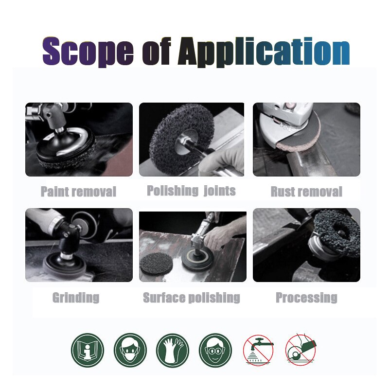 Sanding Wheel Stainless Steel Polishing Wheel Paint Rust Removal Grinding Disc For Angle Grinder Accessories 16/22mm Inner Hole