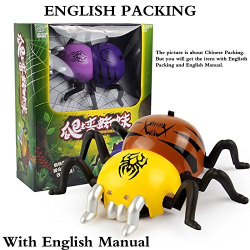 RC Spider Shaped Micro Wall Climbing Spider Remote Control Racing Car, USB Rechargeable