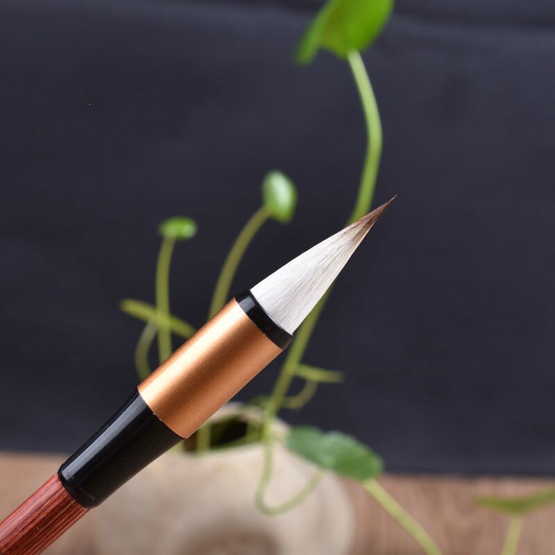 3Pcs Muis Snorhaar &amp; Paars Konijn Haar Kalligrafieborstel Chinese Brush Pen Set Caligrafiachinese Schilderij Borstel Pen Tinta China