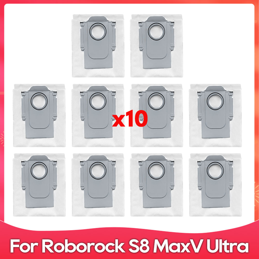 Geschikt Voor ( Roborock S8 MaxV Ultra ) Reserveonderdelen voor Robotstofzuiger Hoofdzijborstels Dweildoeken Hepa-filters Stofzakken Accessoires: Lavendel