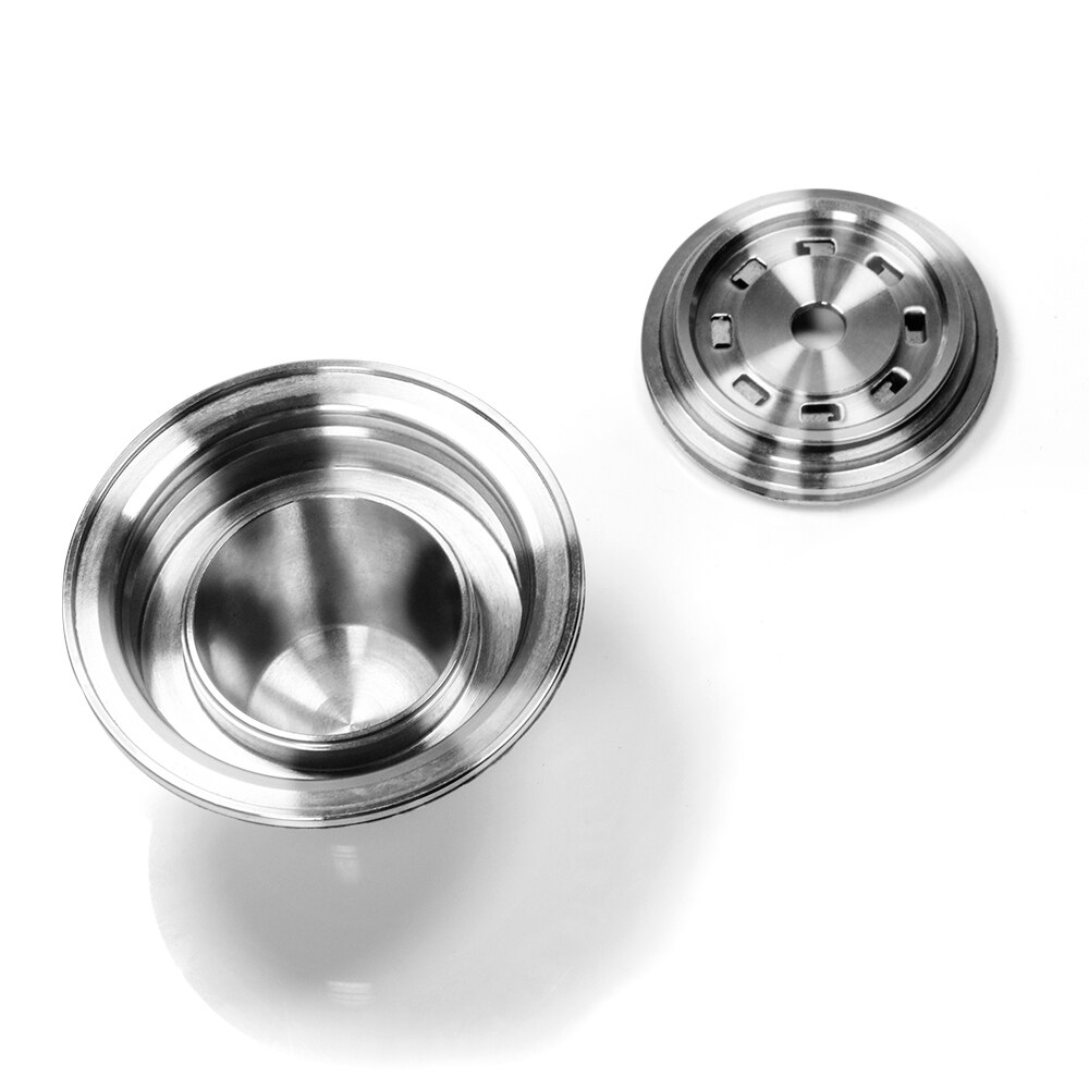 Adapter Für Nespresso Vertuoline wiederverwendbar Kaffee Kapsel Edelstahl Metall Material Transfer für Nespresso Filter
