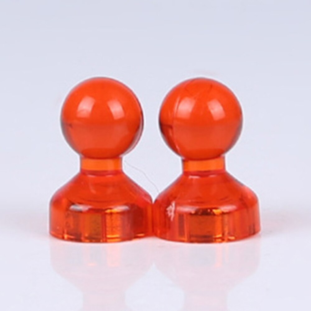 56Pcs Magnetische Punaise Transparante Kleurrijke Punaise Schilderen Punaise Voor Man Vrouw Dame (Rood, Oranje, Geel, groen, Blauw,