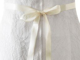 Strass parel bruidsriem handgemaakte bruidsriemen sjerp wit ivoor champagne lint voor dames avondjurk bruidssieraden: Ivoor