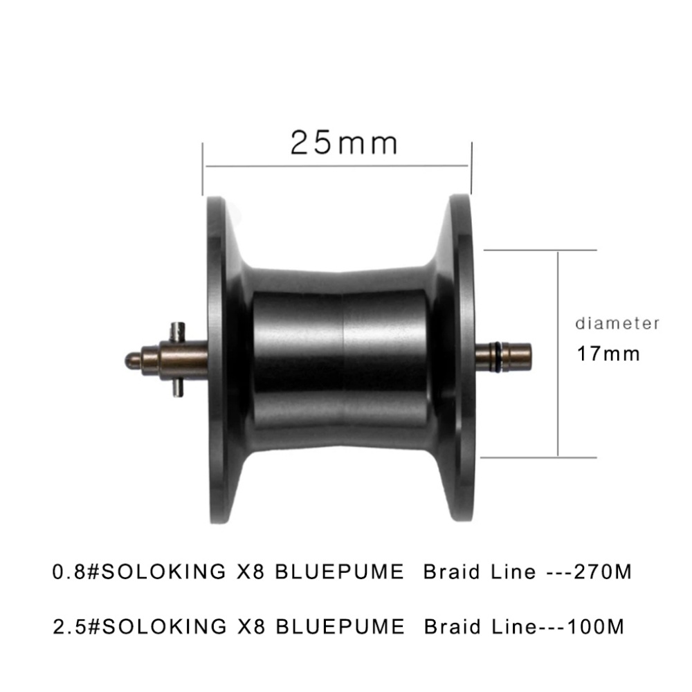SOLOKING ASHMOON Deep Spool 5.5g Light Spool Only for ASHMOON Deep/Standard Spool: Gold