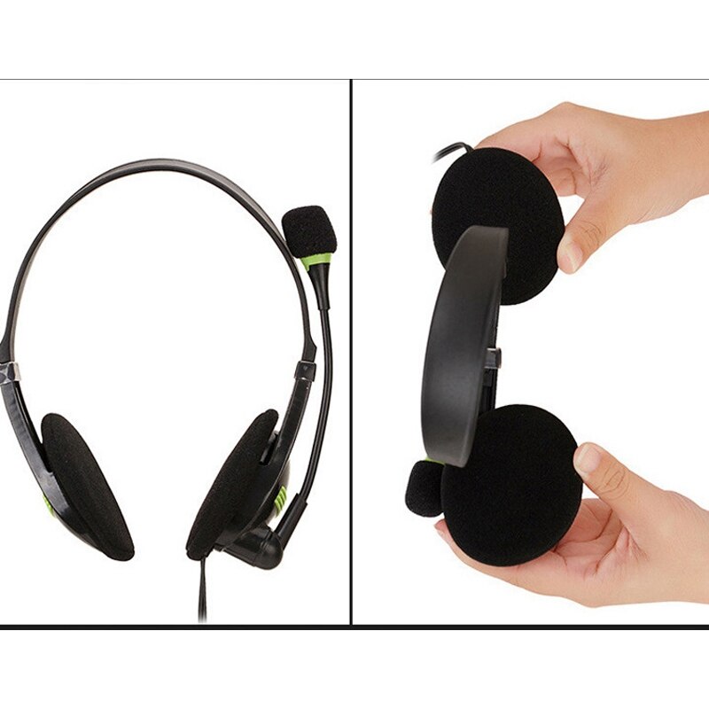 -USB Headset with Microphone for PC Multi-Key Control Call Center Wired Headphones HD Microphone for PC /Laptop/Computer