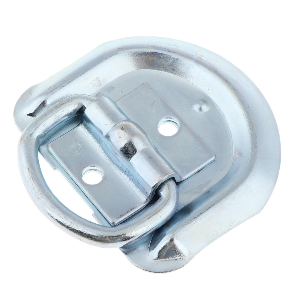 Lashing Rings D Ring Rope Chain Tie Down Ring Load Anchor Trailer Anchor Floor Mount Tie Down Ring 6mm Diameter