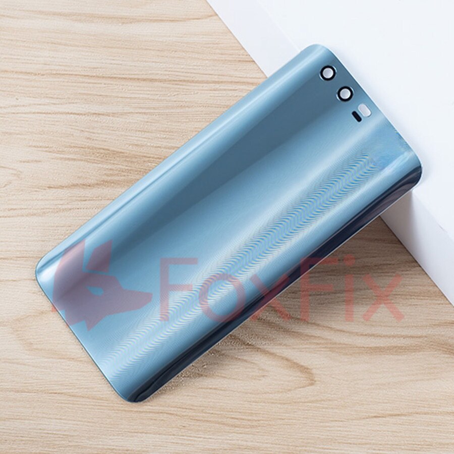 Muokattu ilman logoa huawei honor 9 :lle takalasikansi akun luukun kansi takakotelon paneelin vaihto+tarra: Harmaa