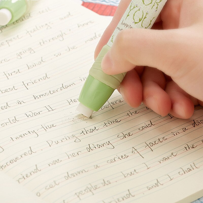 Słodka miłość seria mechaniczna gumka dzieci kreatywna gumka robić mazania jako szkolne materiały korekcyjne