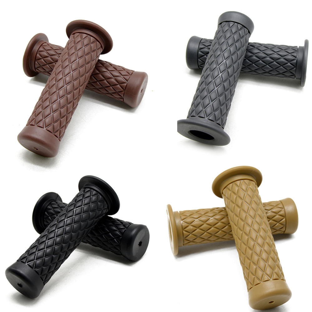 Poignées de moto rétro classiques, accessoires de vélo vintage pour harley yamaha, guidon de moto cafe racer