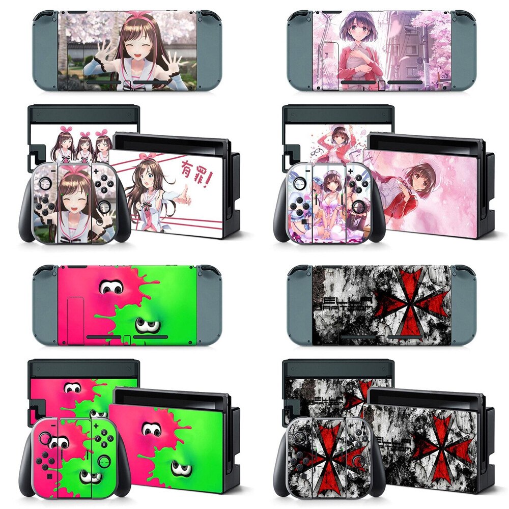 Self adhesive skins sticker for Nintendo switch