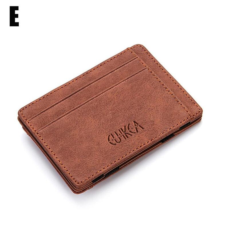 Magia Caso Do Cartão Titular do Cartão de Homens de Negócios Carteira De Couro Artificial Homens Bolsa Ocasional Carteira Zíper Da Bolsa Da Moeda do Bolso de Viagens: E coffee