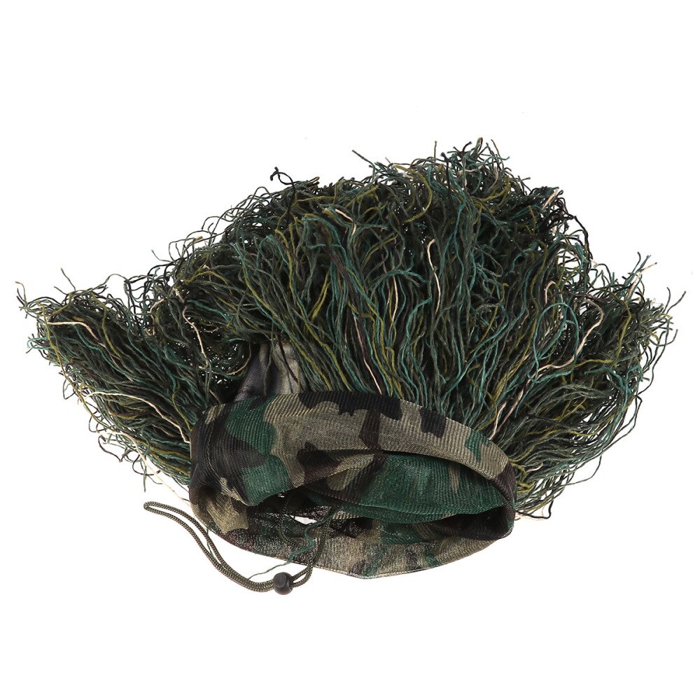 Gorra de camuflaje peludo para exteriores, gorro de camuflaje para el suelo de Turquía, (solo un sombrero): Default Title