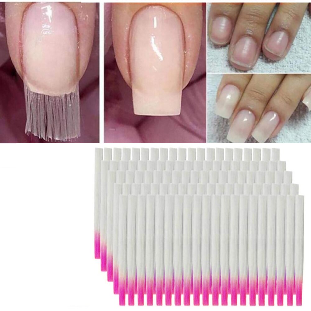 Ongles-embouts d'extension-accessoire Salon-outil fibre de verre Uv-Gel-construction acrylique français-manucure