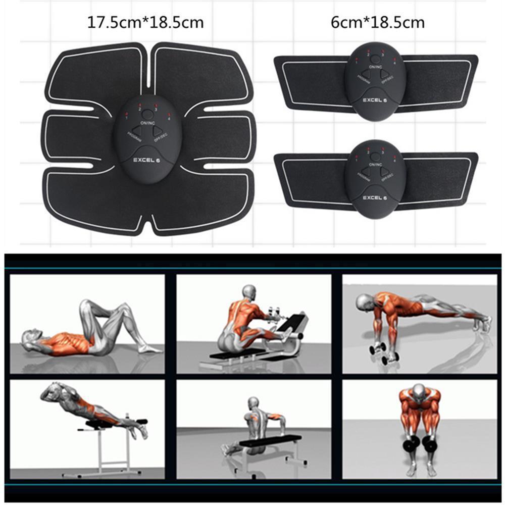 Afslanken Vetverbranding Sporter Elektrische Spier Training Gym Smart Fitness Spier Stimulator Abdominale Tool