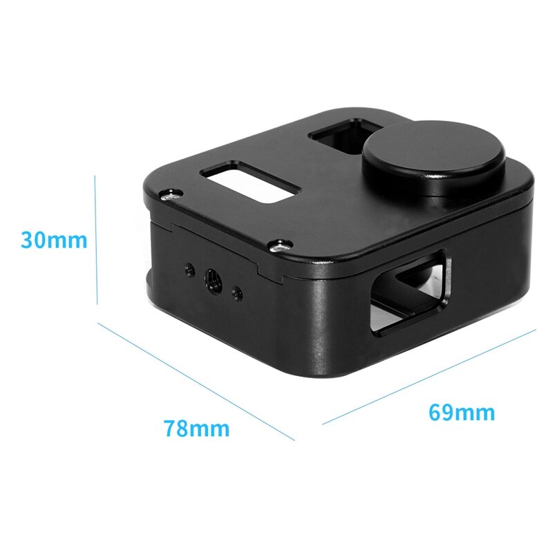 Camera Cage Protective Frame, Aluminum Alloy Camera Video Cage for Gopro Max