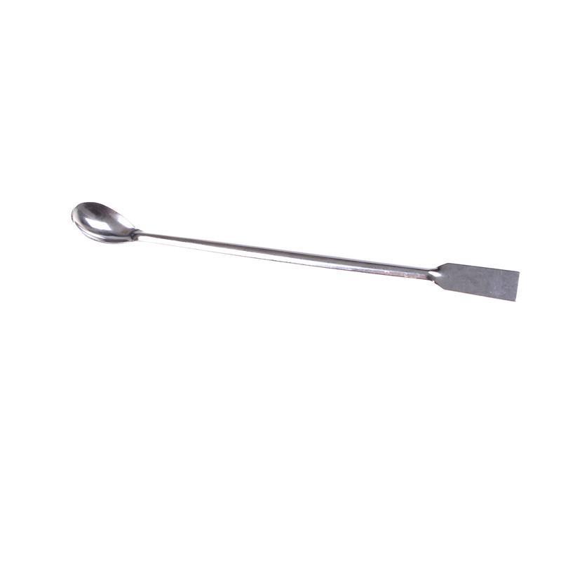 Cuillère corne chaude, fournitures de laboratoire de longueur 200mm, louche médicinale avec spatule