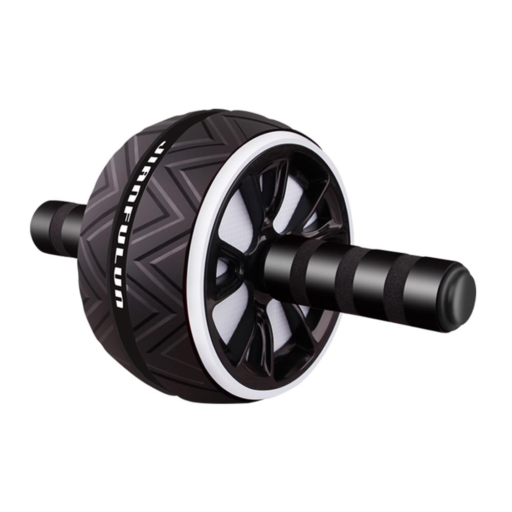 Rueda Abdominal de una sola rueda, equipo para ejercicio muscular, rodillo de Fitness para el hogar, gimnasio, rodillo de entrenamiento: Blanco