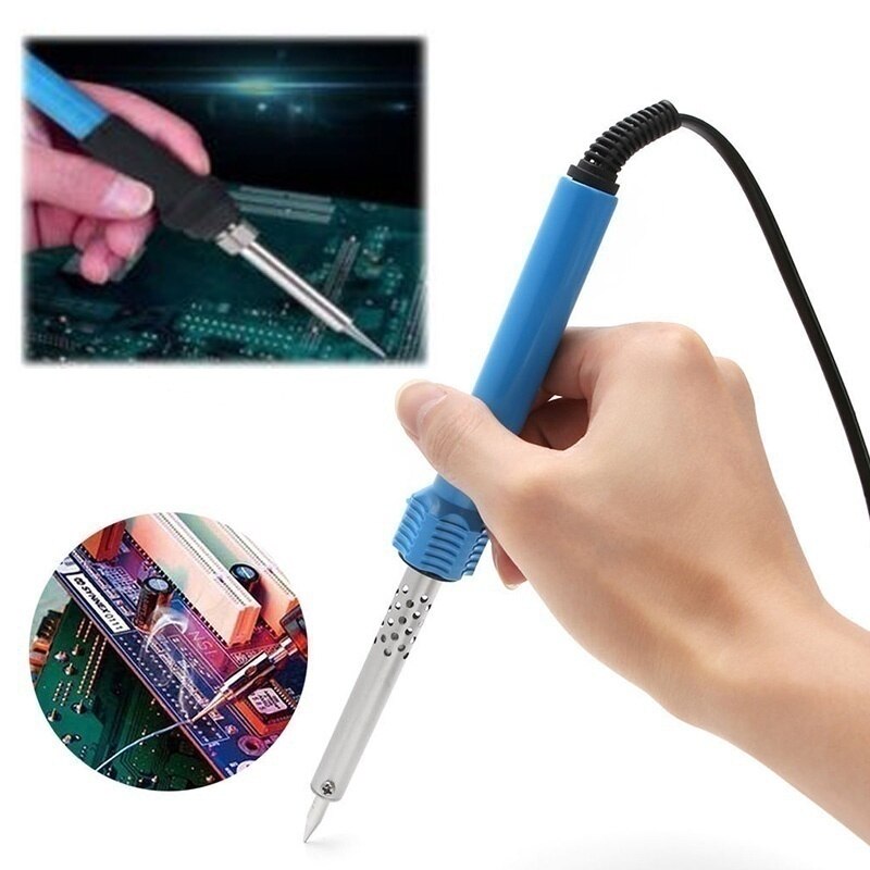 60W Mini Soldering Iron Adjustable Temperature Electric Solder Iron Rework Station Mini Handle Heat Pencil Welding Repair Tools