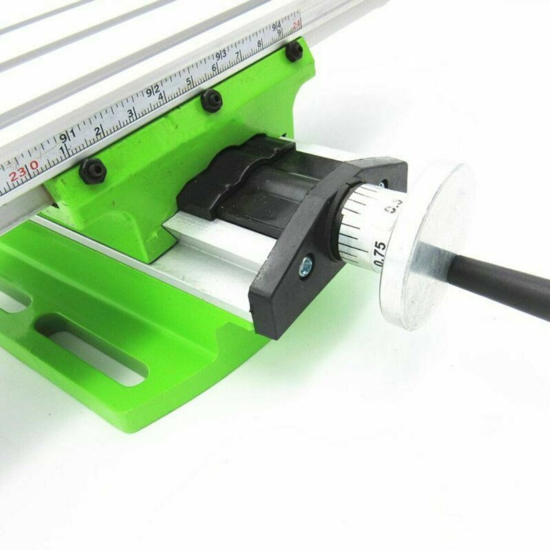 Miniature Precision Multifunction Milling Machine Bench Drill Vise Fixture Worktable X Y-Axis Adjustable Coordinate Work Table