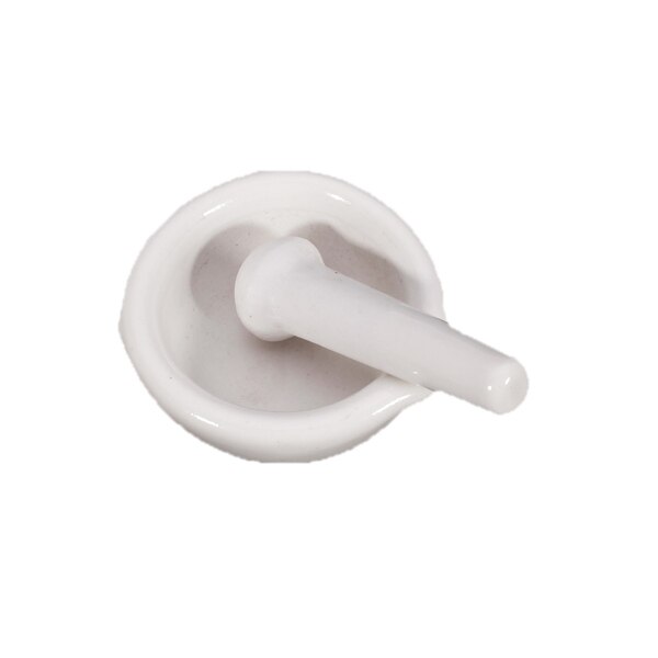 Porcelain Mortar And Pestle Set - Traditional Manual Ceramic Grinding Bowl