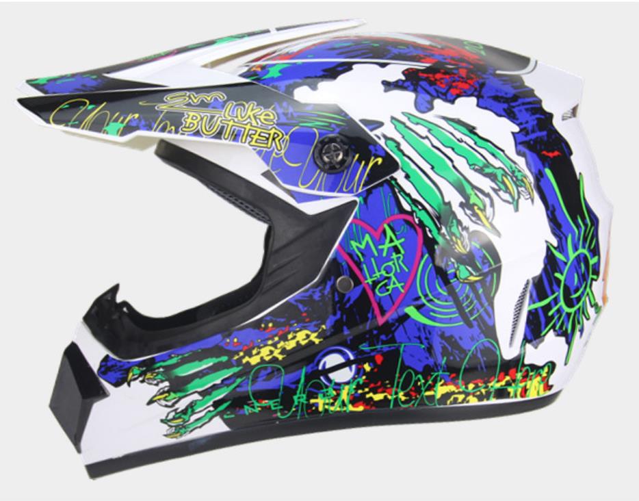Mat Zwart Helm Kind Baby Latka Motocross Full Body Protect Armor Moto Helm Knie Elleboog Guard Hoofd protector Fietsen combin: helmet 10