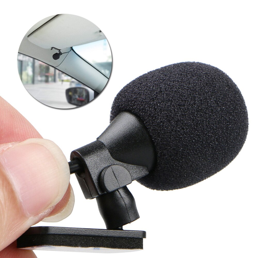 Enabled Microphone External For Bluetooth U Shape Black Car Audio Stereo