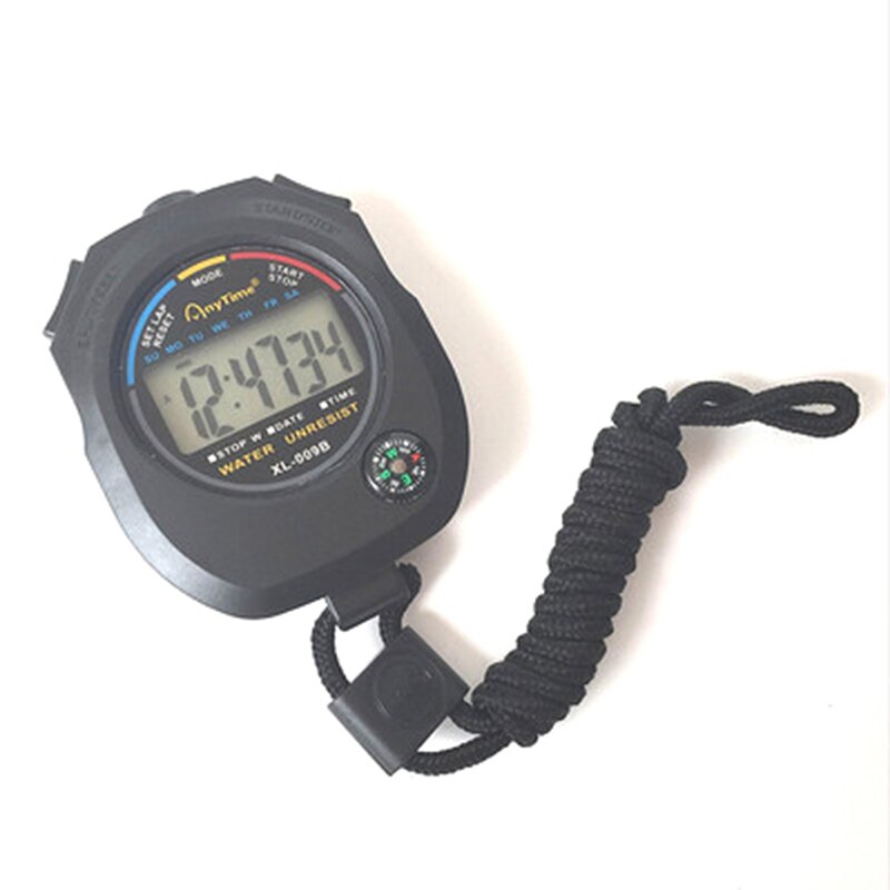 Sports Waterproof Digital LCD Stopwatch Chronograph Watch Timer Counter