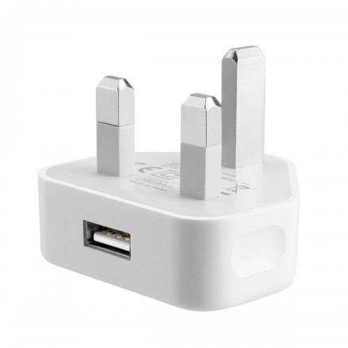 Uk-stik enkelt usb dobbelt usb 3 usb-adapter strømforsyning 3- pin-stik usb-adapter vægoplader rejseladekabel 5 v 2 1a til apple